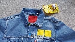 Unisex Levis Lego Limited Edition Dot Denim Jean Jacket Coat Brand New With Tag