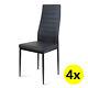 Up To 4 Dining Table + 4 Chairs Tempered Glass&metal Legs Kitchen Dining Room Uk