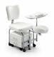Urbanity Manicure Pedicure Nail Station Beauty Chair Stool Table Spa Drawers Wh