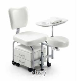 Urbanity manicure pedicure nail station beauty chair stool table spa drawers wh