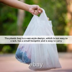Vest Style Carrier Carry Plastic Polythene Plain Assorted Bags for Supermarket