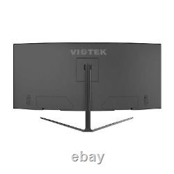 Viotek GN34C 34-In Gaming Monitor QHD Ultrawide Curved 219 1440p 100Hz FreeSync