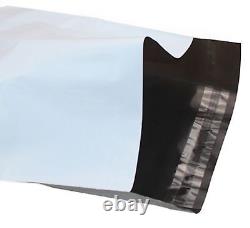 WHITE Co-ex Strong Mailing Mail Bags Postal Poly Pack Postage Clothes ALL SIZES
