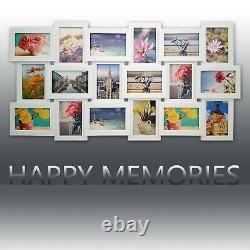 Wall Mounted 18 Multi Photo Frame Family Love Friends Party Picture Album Frames