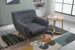 WestWood Linen Fabric 1 Single Seat Sofa Tub Armchair Dining Room SSSF-03 New