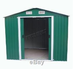 WestWood New Garden Shed Metal Apex Roof Outdoor Storage With Free Foundation