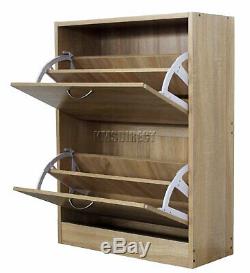 WestWood Shoe Rack Solid Wood Shoe Storage Cabinet Footwear Drawer Stand