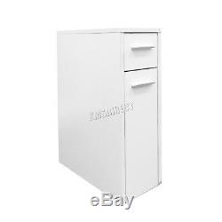 WestWood Slimline Bathroom Slide Out Storage Drawer Cabinet Cupboard Unit White