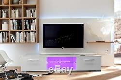 Westwood Modern LED TV Unit Stand Cabinet High Gloss Doors Matte Cabinet TVC12