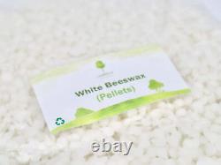White Beeswax Pellets Naturally Fragrant Technical Grade Beeswax by LiveMoor