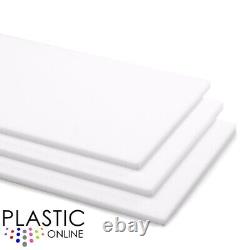 White Colour Perspex Acrylic Sheet Plastic Material Panel Cut to Size