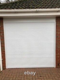 White Electric Roller garage door, With Full Installation Video, 5 Year Warranty
