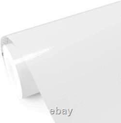 White Gloss Vinyl Car Wrap Film Sticker Air Bubble Free