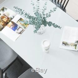 White High Gloss Dining Table Without Chairs 4-6 Seaters Kitchen Furniture Room