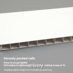 White Marble Cladding Modern PVC Panels Shower Wet Wall 2400x1000x10mm
