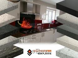 White Marble, Granite and Quartz kitchen worktops, supply and fitting Brand New