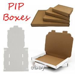 White Or Brown A4 A5 A6 DVD DL Postal Boxes Large Letter Cardboard Shipping Pip