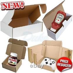 White Or Brown Shipping Cardboard Boxes Postal Mailing Gift Packet Small Parcel
