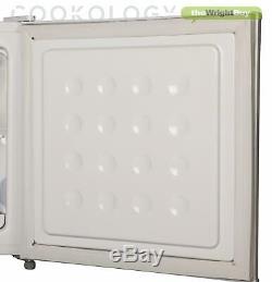 White Table Top Mini Freezer Cookology MFZ32WH New Metal Back, 32L A+ 4 Star