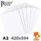 White Thick Thin Card Making A6 A5 A4 A3 A2 Paper Smooth Ream Sheet Board Stock