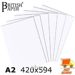 White Thick Thin Card Making A6 A5 A4 A3 A2 Paper Smooth Ream Sheet Board Stock