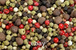 Whole Mixed Dried Peppercorns Pepper in 5 Colours Black White Pink Green Pimento