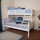 Wido White Triple Sleeper Bunk Bed Single And Double Children Kids