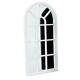 Window Style Mirror White Decoration 70cm Home Wall Mounted Vintage Gift Room