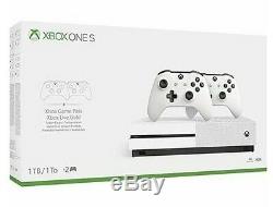 Xbox One S 1TB Two Controller Console Bundle
