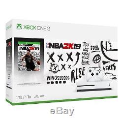 Xbox One S 1Tb NBA 2K19 Bundle + Extra Xbox White Wireless Controller