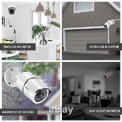 ZOSI 1080P CCTV System 8 channel DVR 2MP Outdoor Security Camera for Home + Gift