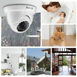 ZOSI CCTV Camera 1080N 8CH 1TB DVR Recorder 3000TVL Home Security Camera System
